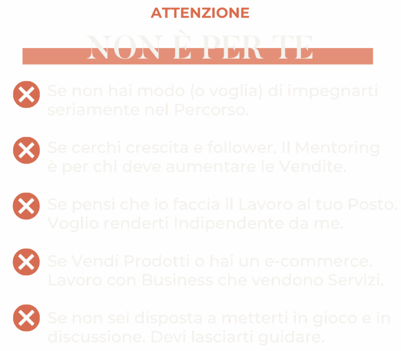 non è per te
